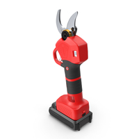 Red Cordless Pruner PNG & PSD Images