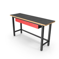 Red Wood Work Garage Bench PNG & PSD Images