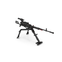 Russian Heavy Machine Gun Utyos PNG & PSD Images