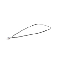 Silver Necklace with Gem PNG & PSD Images