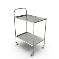 Surgical Instrument Trolley With Wheels PNG & PSD Images