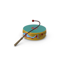 Tibetan Drum Tambourine PNG & PSD Images