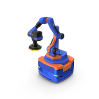Warehouse Loader Robot Blue PNG & PSD Images