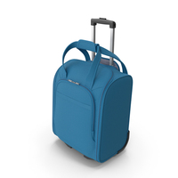 Blue Softshell Luggage PNG & PSD Images