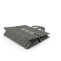 Dior Embroidery Tote Bag Beige PNG & PSD Images