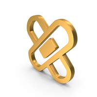 Gold Medical Patch Icon PNG & PSD Images
