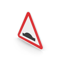 Portuguese Speed Reduction Bump Sign PNG & PSD Images