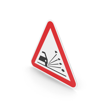 Portuguese Loose Chippings Sign PNG & PSD Images