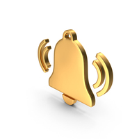 Gold Bell Symbol PNG & PSD Images