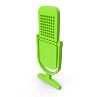 Green Microphone Symbol PNG & PSD Images
