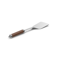 Kitchen Spatula With Wooden Handle PNG & PSD Images