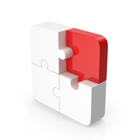 Four Piece Puzzle PNG & PSD Images