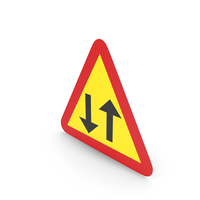 Swedish Two Way Traffic Sign PNG & PSD Images