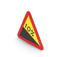 Swedish Steep Downhill Sign PNG & PSD Images