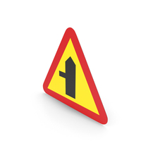 Swedish Side Road Priority On Left Sign PNG & PSD Images
