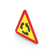 Swedish Roundabout Sign PNG & PSD Images