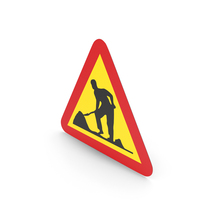 Swedish Roadworks Sign PNG & PSD Images
