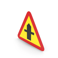 Swedish Crossroad Without Priority Sign PNG & PSD Images