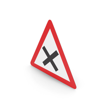 Swiss Crossroad With Priority To The Right Rule Sign PNG & PSD Images