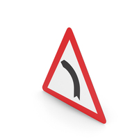 Swiss Bend To Left Sign PNG & PSD Images