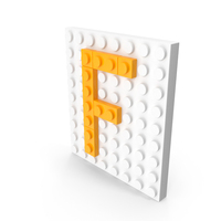 Building Toy Brick Letter F PNG & PSD Images