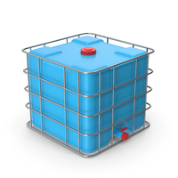 Blue Plastic Water Container PNG & PSD Images
