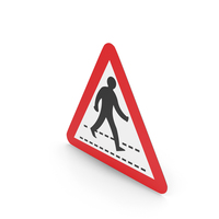 UK Zebra Crossing Sign PNG & PSD Images