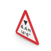 UK Warning Of Maximum Headroom Of Arch Bridge Sign PNG & PSD Images