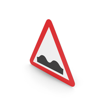 UK Uneven Road Sign PNG & PSD Images