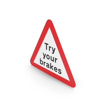 UK Try Brakes After Crossing A Ford Sign PNG & PSD Images