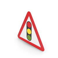 UK Traffic Signal Ahead Sign PNG & PSD Images