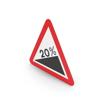 UK Steep Ascent Sign PNG & PSD Images