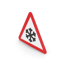 UK Ice Or Snowdrifts Sign PNG & PSD Images