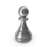 Silver Chess Pawn Piece PNG & PSD Images