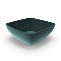 Blue Square Thin Bowl PNG & PSD Images