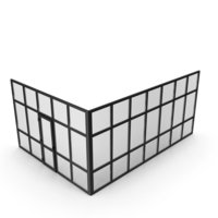 Black Glass Partition Wall PNG & PSD Images