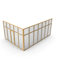 Brown Glass Partition Wall PNG & PSD Images
