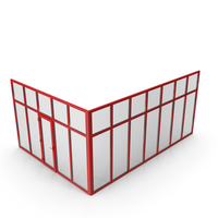Red Glass Partition Wall PNG & PSD Images
