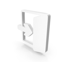 Arrow Door Out Exit Icon PNG & PSD Images