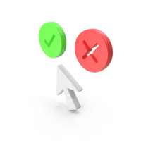 Choosing Right Or Wrong Symbol PNG & PSD Images