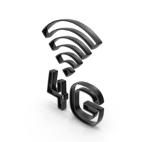 4G Signal Network Icon PNG & PSD Images