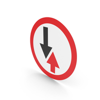 Estonian Priority For Oncoming Sign PNG & PSD Images