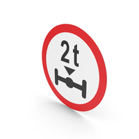 Estonian Sign One Axle Weight Limit PNG & PSD Images