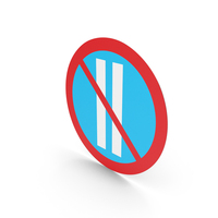 Estonian Sign No Parking on Even Days PNG & PSD Images