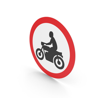 Estonian No Motorcycles Sign PNG & PSD Images