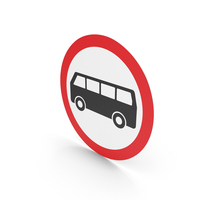 Estonian Sign No Buses PNG & PSD Images
