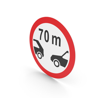 Estonian Minimum Distance Sign PNG & PSD Images