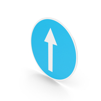 Estonian Go Straight Sign PNG & PSD Images
