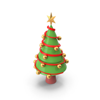 Cartoon Christmas Tree PNG & PSD Images