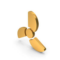Gold Fan Wings Icon PNG & PSD Images